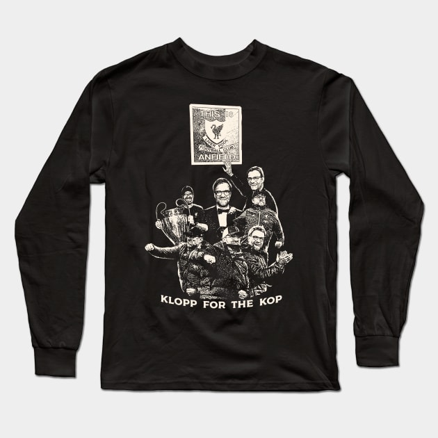 Klopp for the kop Long Sleeve T-Shirt by Yopi